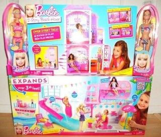 Barbie Sisters Cruise Ship Play Set + 2 Story Beach House + 2 Barbie