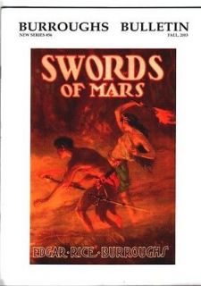 BURROUGHS BULLETIN #56   Edgar Rice Burroughs fanzine   SWORDS OF MARS