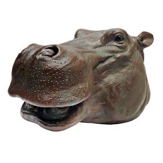 Hippopotamus Garden Sculpture African Wildlife Hippo