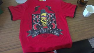 bart simpson rock and roll guitar fan FREE POST merchandise clothing