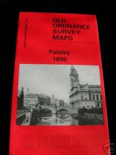 OLD ORDNANCE SURVEY MAP SCOTLAND PAISLEY 1896 S12.02