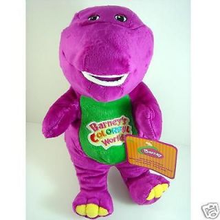 Barney The Dinosaur 11 Purple Plush Soft Toy Doll can sing  I LOVE