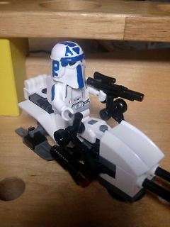 Lego Star Wars Custom Commander Rex Clone Wars Snowtrooper with Snow