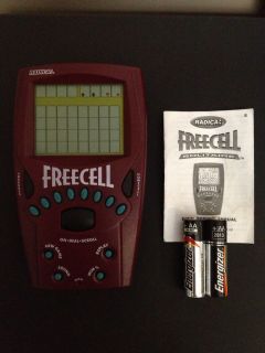 Electronic Freecell Solitaire Game By Radica With Manual And Batteries