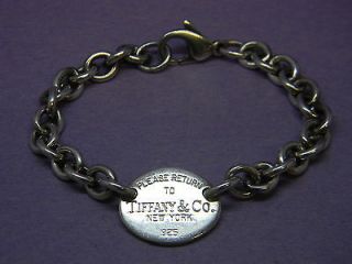 Sterling Silver 925 Tiffany & Co Linked Bracelet 26.3 Grams G2830