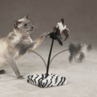 Savvy Tabby Jungle Jabber Toy   Zebra/Leopard   Cat Toy   makes