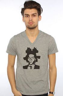 JEAN MICHEL BASQUIAT V NECK TEE SHIRT