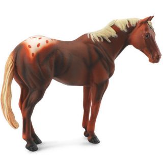 CollectA 88436 Chestnut Blanket Appaloosa Stallion Horse Model