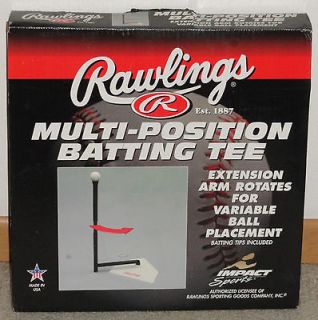 Multi Position Batting Tee Baseball Game Training Aid Made in USA