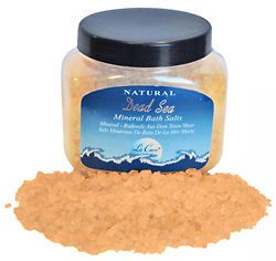 LaCure Dead Sea Bath Salts Peach Fragrance (500gm Jar)