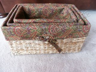 Jute Seagrass Wicker Toy Laundry Basket Rectangle