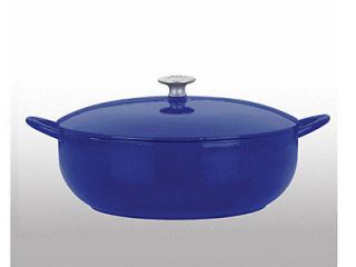 Mario Batali Cookware Classic Enamel CastIron Stew Pot   Cobalt