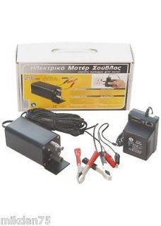 GRILL MOTOR PRO BBQ SPIT ROTISSERIE CYPRIOT WITH CROCODILE CLIPS