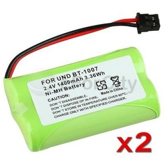 Newly listed 2x 3.3Wh battery For Uniden BT 1007 Cordless Home Phone