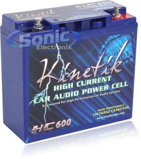 HC600 (KHC600) 850 Amp 12V High Current Car Audio Power Cell Battery