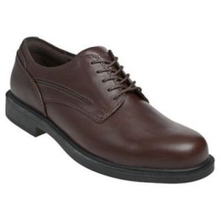 DUNHAM Mens Burlington WATERPROOF Oxford Dress Shoes Brown Leather