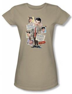 Mr. Bean Been There Juniors Babydoll Funny TV Show T Shirt Tee