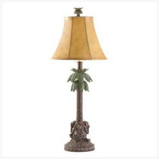 NEW Palm Tree Lamp With Monkeys
