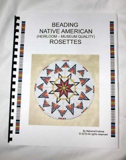 ROSETTE AMERICAN NATIVE BEADBOARD BEADING BOOK  HOW TO BEAD