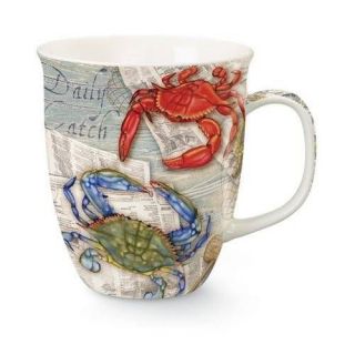 Ceramic Coffee Mug Cup 16 oz. New Cape Shore Coastal Decor Latte Tea