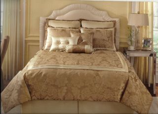 Nobility NEW Cassandra 6 Piece King Comforter Set Retail $299 Brown