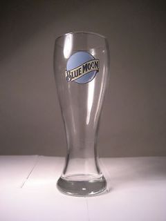 Blue Moon Flared Pint Drinking Beer Bier Glass Nice Collectible
