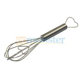Stainless Steel Mini Wire Whisk Kitchen Egg Beater Sauces Batter#049