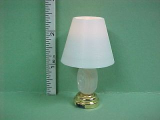 Battery Operated Park Ridge Table Lamp # T20S Dollhouse Miniature