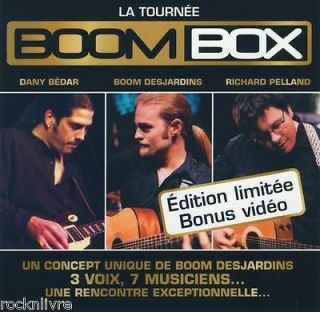 CD + DVD La Tournée Boombox DANY BÉDARD, BOOM DESJARDINS, RICHARD