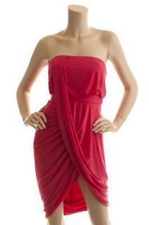 BCBG MAX AZRIA RUNWAY COLLECTION ROSE RED DRESS NEW SIZE 4