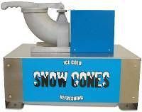 SNOW CONE MACHINE COMMERCIAL ICE SHAVER SNOW BLITZ BENCHMARK #71050