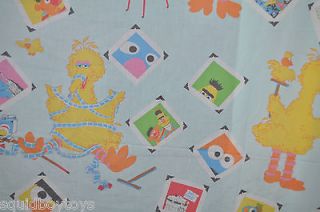 (Photographs,S napshots) vintage FLAT BED SHEET 80s MUPPETS fabric