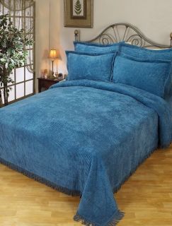 Chenille Bedspreads, Shams or Toss Pillows