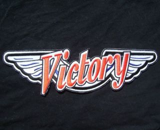 VICTORY WING MOTORCYCLE USA HARLEY BIKER BACK PATCH 11