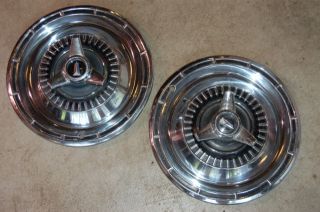 1965 Plymouth Belvedere Satellite 14 spinner type HUBCAPS