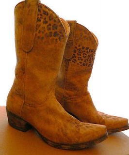 Old Gringo ~Leopardito~ Womens Cowboy Western Boots Size 6 Leather