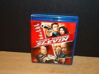 Lucky # Slevin (Blu ray Disc, 2008, Canadian) Bruce Willis, Morgan