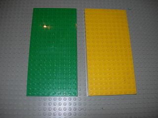 LEGO LEGOS Set # 841 1 10x20 Baseplate, Green/Yellow/BASIC/Accessories