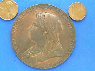 Queen Victoria Diamond Jubilee HUGE Bronze Medal. 55.8mm. BHM 3506
