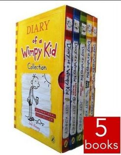 of a wimpy kid 5 books Box set collection by Jeff Kinney BESTSELLER