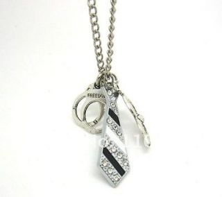 BESTSELLER 50 SHADES OF GREY TRILOGY NECKLACE JEWELRY DARKER BOOK GRAY