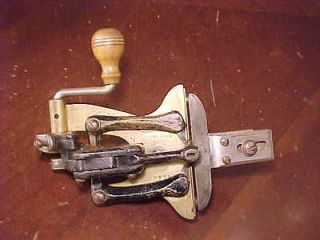 Early A.E. Cunningham Worcester Mass. Saw Blade Sharpener patd # 6843