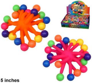 NEON CLACKER OCTOPUS BALLS novelty kids ball toys