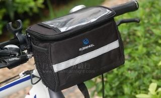 bicycle handlebar bag Bike Cycling front tube pannier Rack bag basket