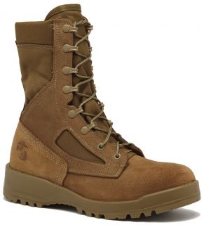 BELLEVILLE USMC 590 HOT WEATHER BOOTS USA MADE COYOTE (OLIVE MOJAVE)