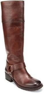 LUCKY BRAND ABENI TABACCO LEATHER WESTERNY BOOT/ BOLLO / VINCE