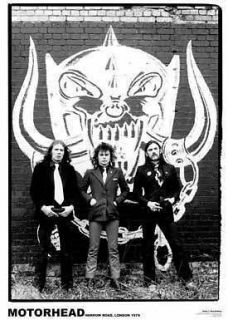 MOTORHEAD punk metal poster Lemmy BLACK FLAG HAWKWIND NEGATIVE