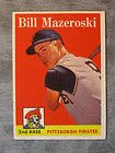 1958 Topps #238 Bill Mazeroski Pittsburgh Pirates VG/EX (light crease