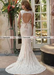 2012 New Real Picture Floor Length Sash Lace Wedding Dress With