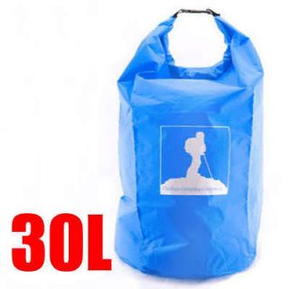 30L Waterproof Dry Bag Sailing Canoeing Kayaking Swimming Camping